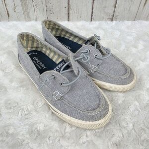 Sperry Lounge Away Gray Topsiders Size 12m